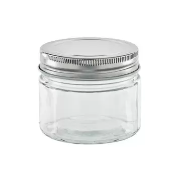 PacknWood Round Jar Glass With Cap - H:10.24'' - 80 pcs