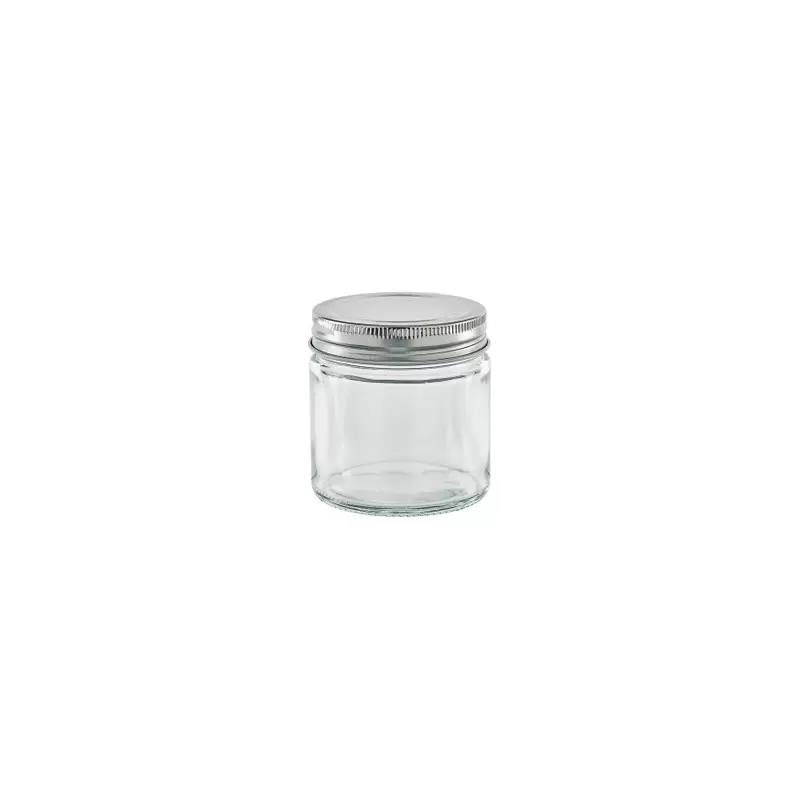 PacknWood Round Jar Glass With Cap - H:11.81'' - 80 pcs