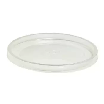 PacknWood Clear Pp Lid - Diam.4.5'' - 500 Pcs - 500 pcs