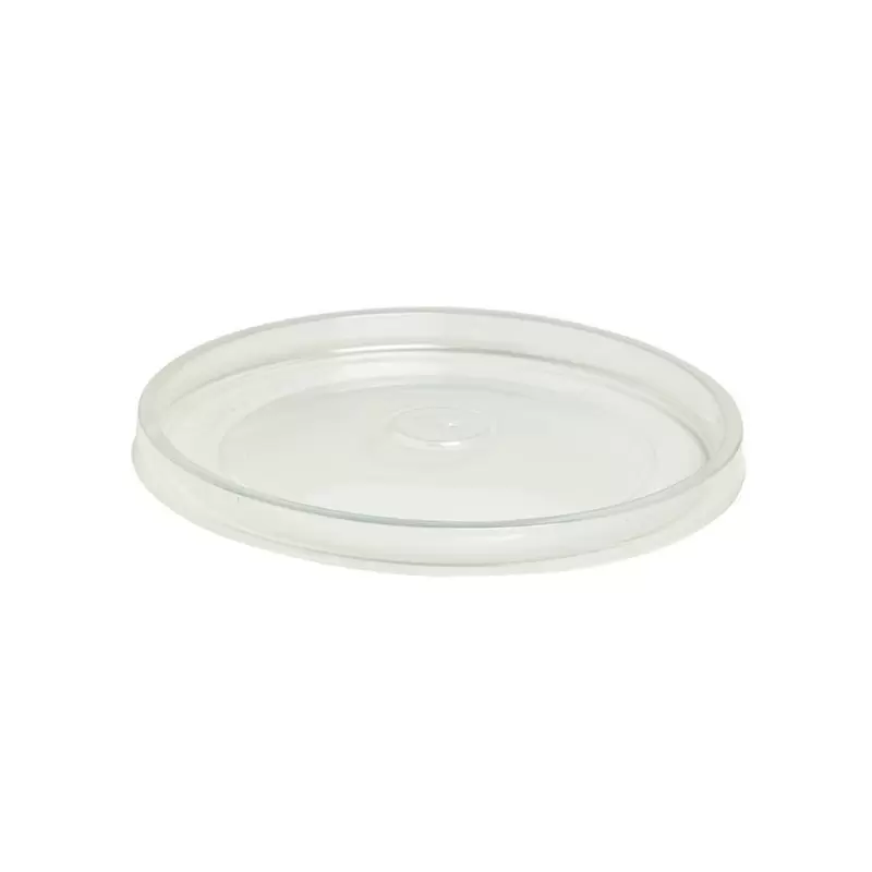 PacknWood Clear Pp Lid - Diam.4.5'' - 500 Pcs - 500 pcs