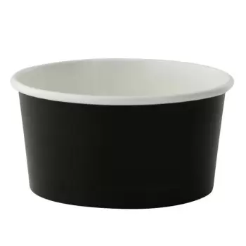 PacknWood 210Poc181N - Black Paper Dessert Cup - 1000 pcs