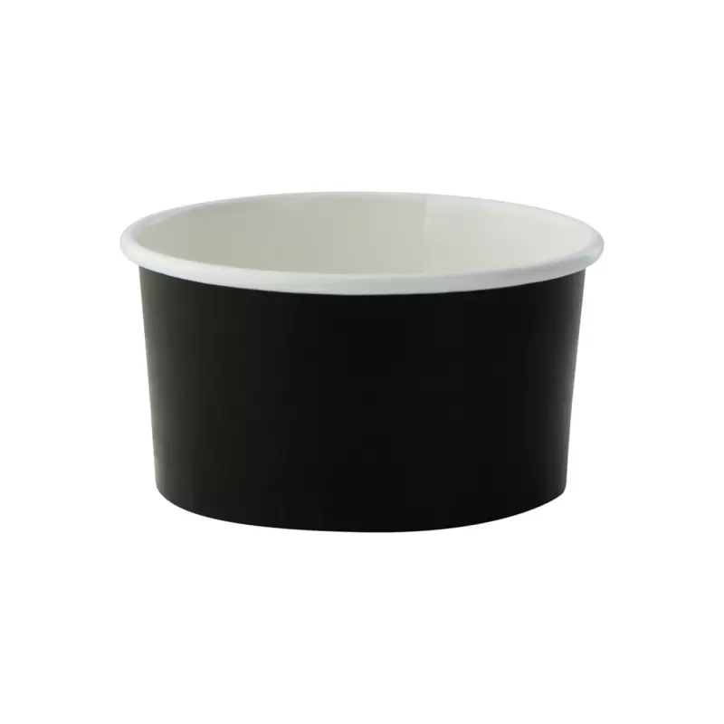 PacknWood 210Poc151N - Black Paper Dessert Cup - 5 Oz Diam.3.1'' - 1000 Pcs