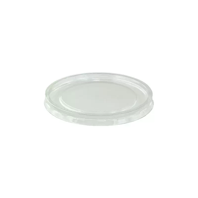 PacknWood Clear Pet Lid - Diam.4.5'' - 1000 pcs