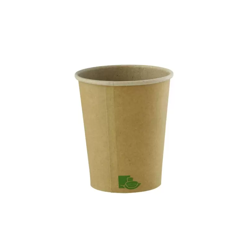 PacknWood Zen Kraft Recyclable Paper Cup - 4oz Diam.2.44'' H:2.5'' - 1000 pcs