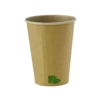 PacknWood Zen Kraft Recyclable Paper Cup - 16oz Diam.3.5'' H:5.4'' - 1000 pcs