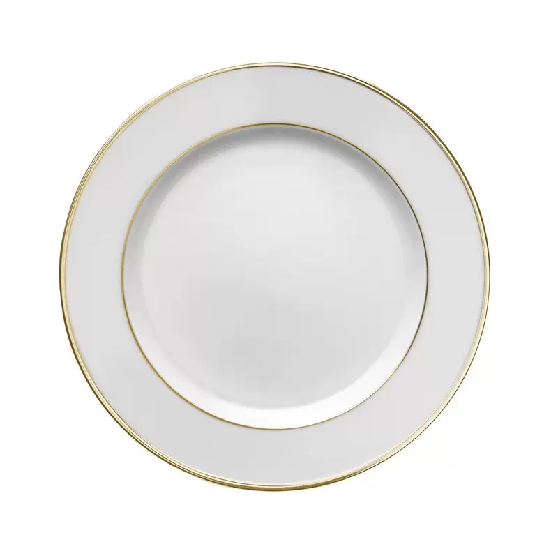 Degrenne Galon Or Round Dinner Plate 26.5 cm - 26.5 cm - 10''7/16 - Set of 6