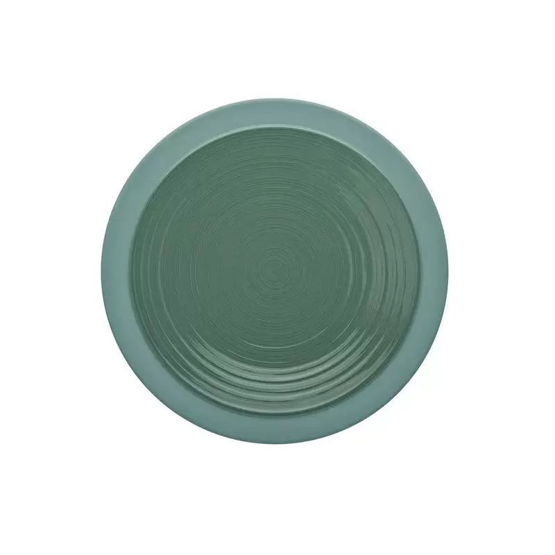 Degrenne Bahia Argile Verte Round Dinner Plate 23 cm - 9''1/16 - Set of 6