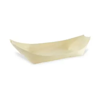 PacknWood Medium Wooden Boats - 3.5 Oz 5 x 3 x 1.3'' - 2000 Pcs