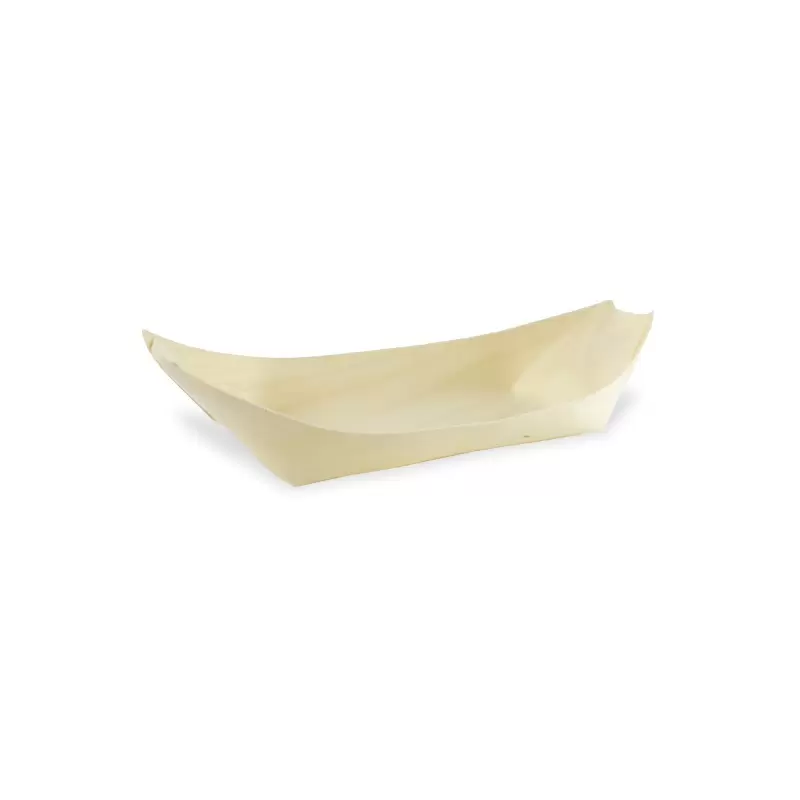 PacknWood Medium Wooden Boats - 3.5 Oz 5 x 3 x 1.3'' - 2000 Pcs