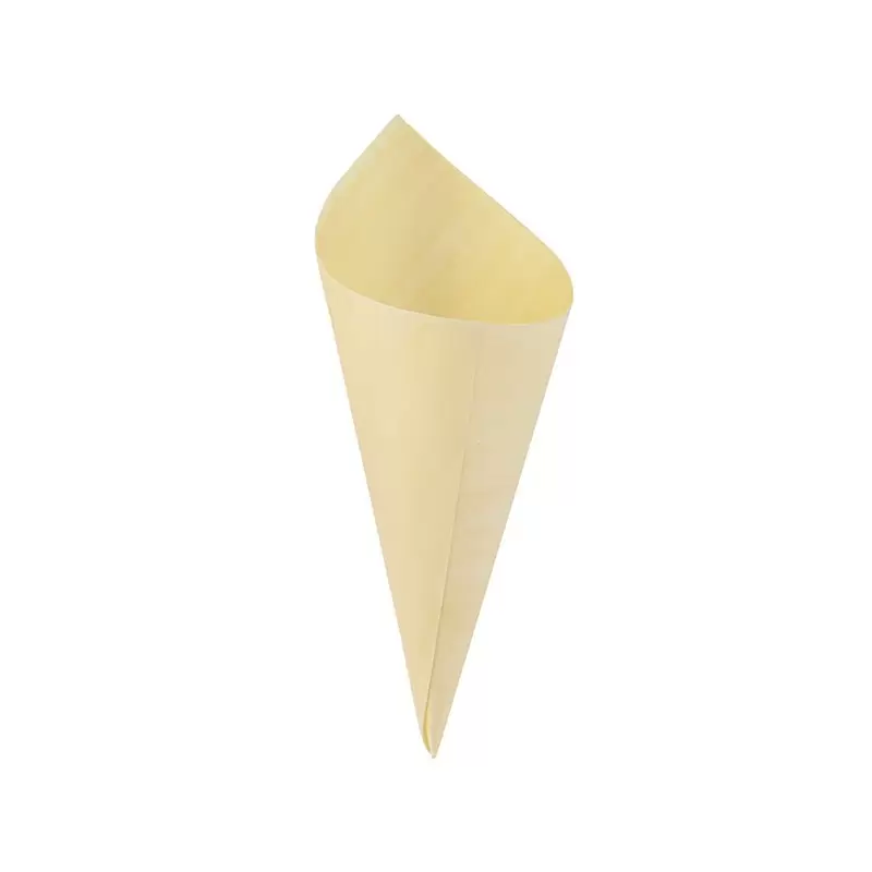 PacknWood Mini Wooden Cone - 5 Oz Diam.2.7'' H: 7 x 5.1'' - 1000 Pcs