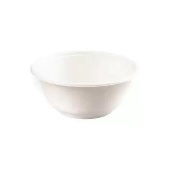 PacknWood White Sugarcane Bowl - 12oz Diam.5'' H:2'' - 500 pcs