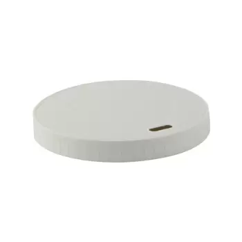 PacknWood White Paper Coffee Lid For 8Oz - Diam.3.15'' - 1000 pcs