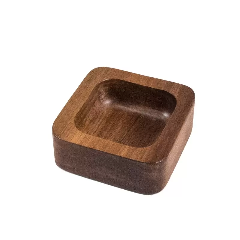 Premium Acacia Dishwasher-Safe Wood Small Bowl For Bar Snaks - 3.5" - Made in USA