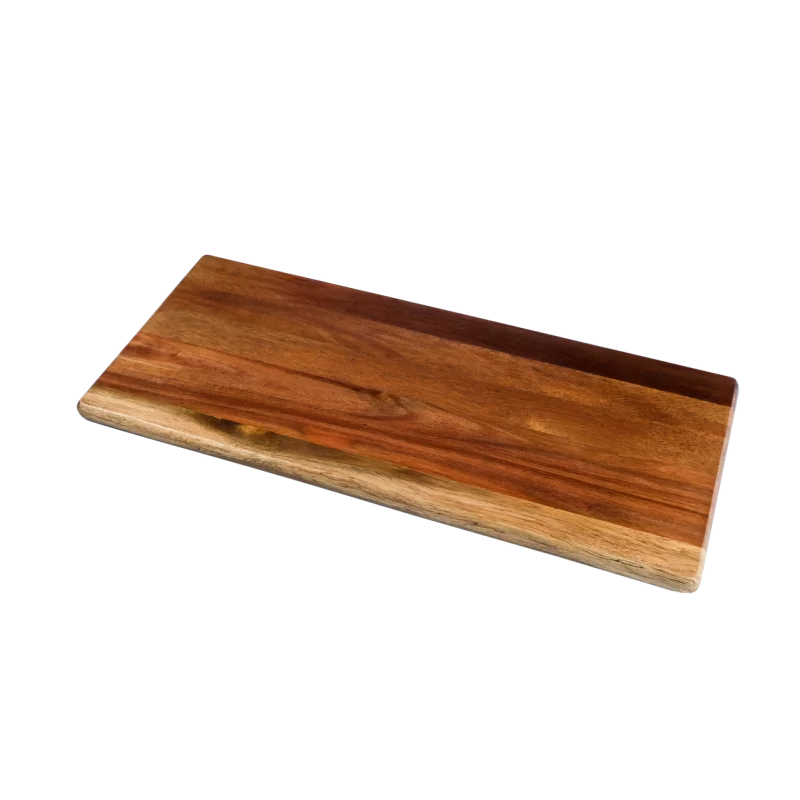 Premium Acacia Dishwasher-Safe Wood Serving Board - 18" x 8" - Made in USA