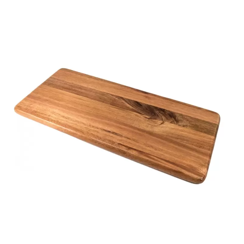 Premium Acacia Dishwasher-Safe Wood Serving Board - 16" x 7.5" - Made in USA