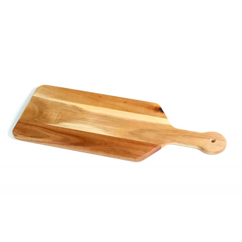 Premium Acacia Dishwasher-Safe Wood Extra Large Paddle Board - 20" x 8" - Made in USA