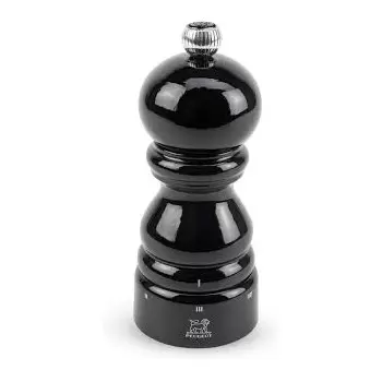 Peugeot Paris Pepper Mill U'Select Wood - Black Lacquered 12 cm