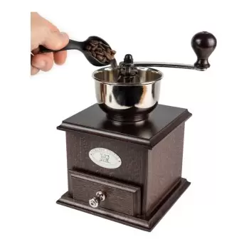 Peugeot Bresil Coffee Grinder Wood Brown 21 cm