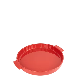 Peugeot Appolia Ceramic Tart Dish Red 11 - 6''