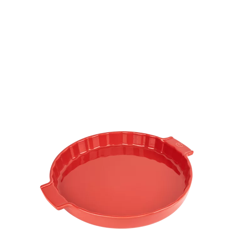 Peugeot Appolia Ceramic Tart Dish Red 11 - 6''