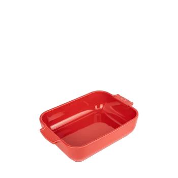 Peugeot Appolia Ceramic Rectangular Baker 10'' Red