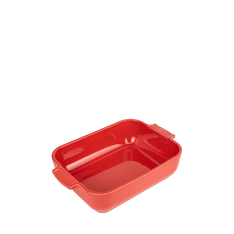 Peugeot Appolia Ceramic Rectangular Baker 10'' Red