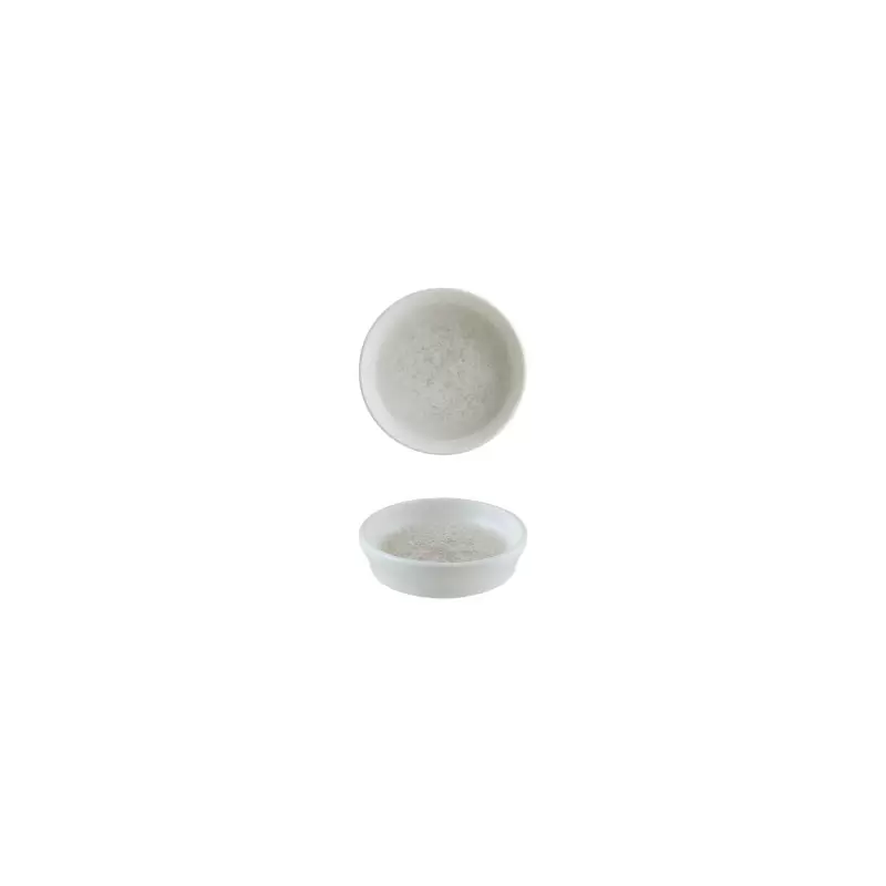 Turgla Bone China Luna dia.4" h:1" 1 oz. Round White Porcelain Bowl