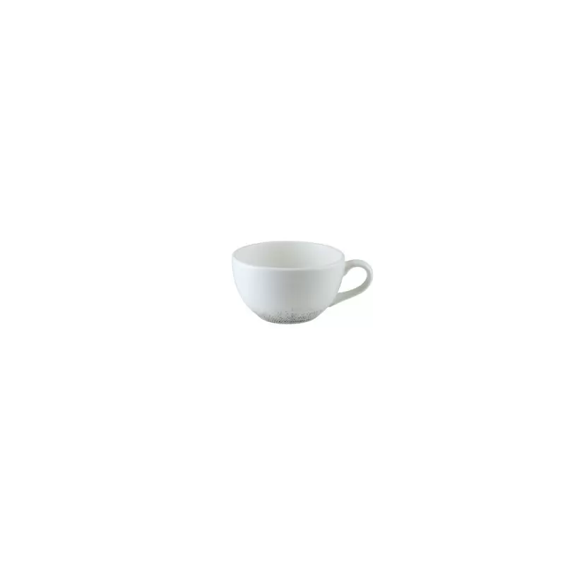 Turgla Bone China Sway dia.3.75" h:2.25" 8 oz. Round Matte White Porcelain Cup