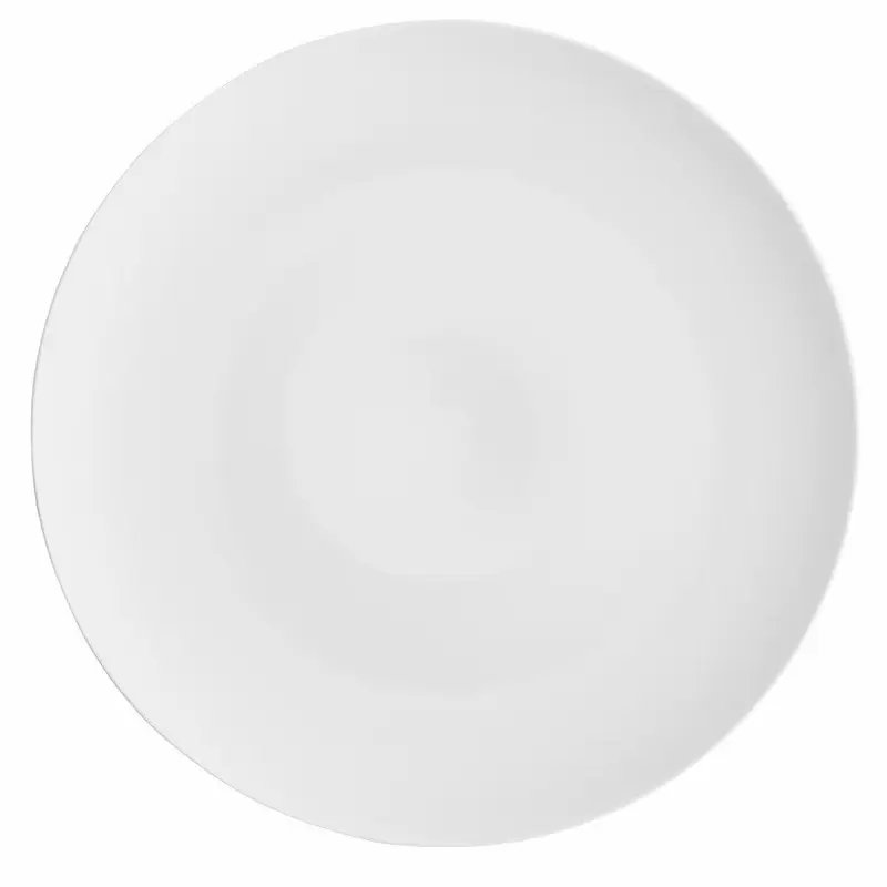 Degrenne Modulo White Round Dinner Coupe Plate - 29 cm - 11''7/16 - Set of 6