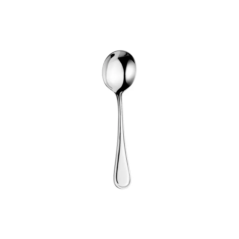 Turgla Flatware Anser 6.75" Silver Stainless Steel Soup/Bouillon Spoon 18/10