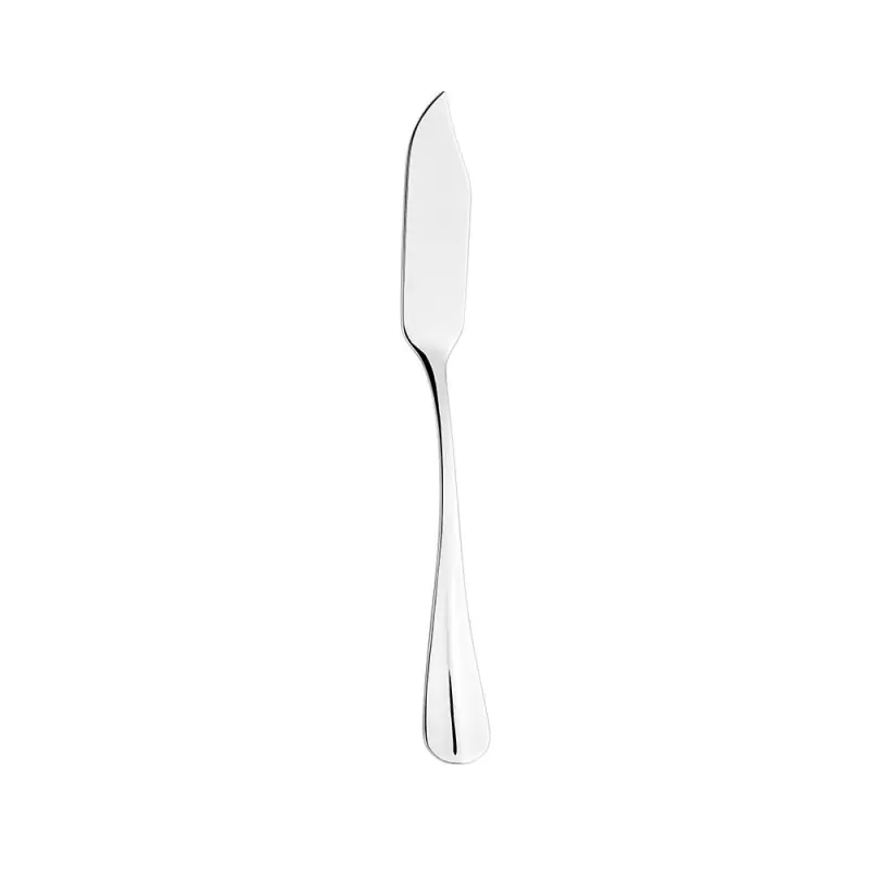 Turgla Flatware Baguette LM 7.75" Silver Stainless Steel Fish Knife 18/10