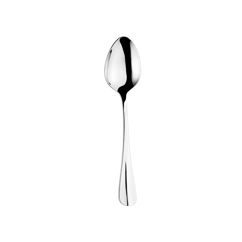 Turgla Flatware Baguette LM 8.25" Silver Stainless Steel Serving Spoon 18/10