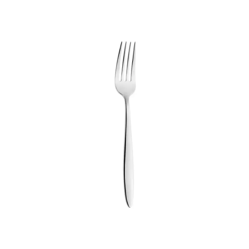 Turgla Flatware Sonate 7.75" Silver Stainless Steel Dinner Fork 18/10