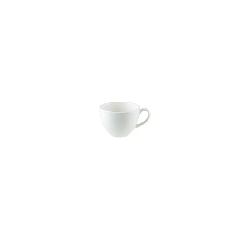 Turgla Bone China Luca Mosaic Matte dia.3.5" h:2.75" 7 oz. Round Matte White Porcelain Cup