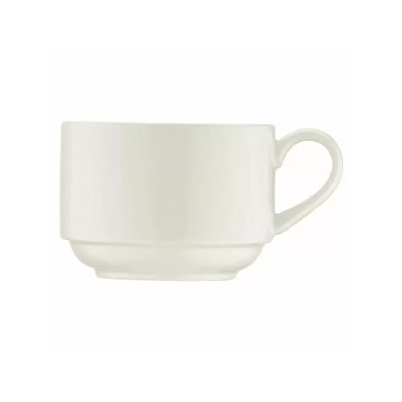 Turgla Bone China Banquet dia.2.5" h:2" 3 oz. Round Warm White Porcelain Espresso Cup