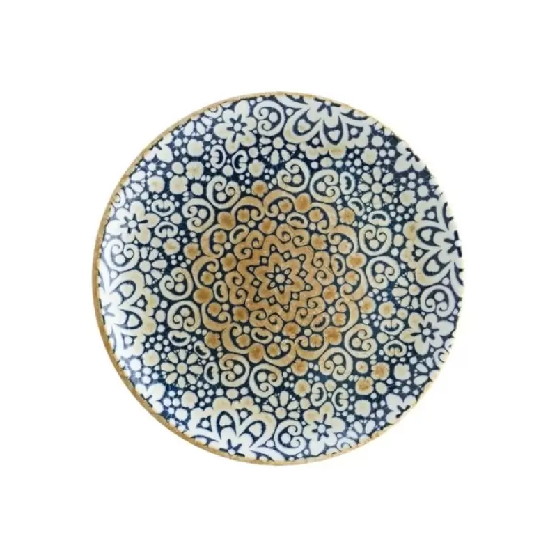 Turgla Bone China Alhambra dia.9" Round Decorated Porcelain Plate