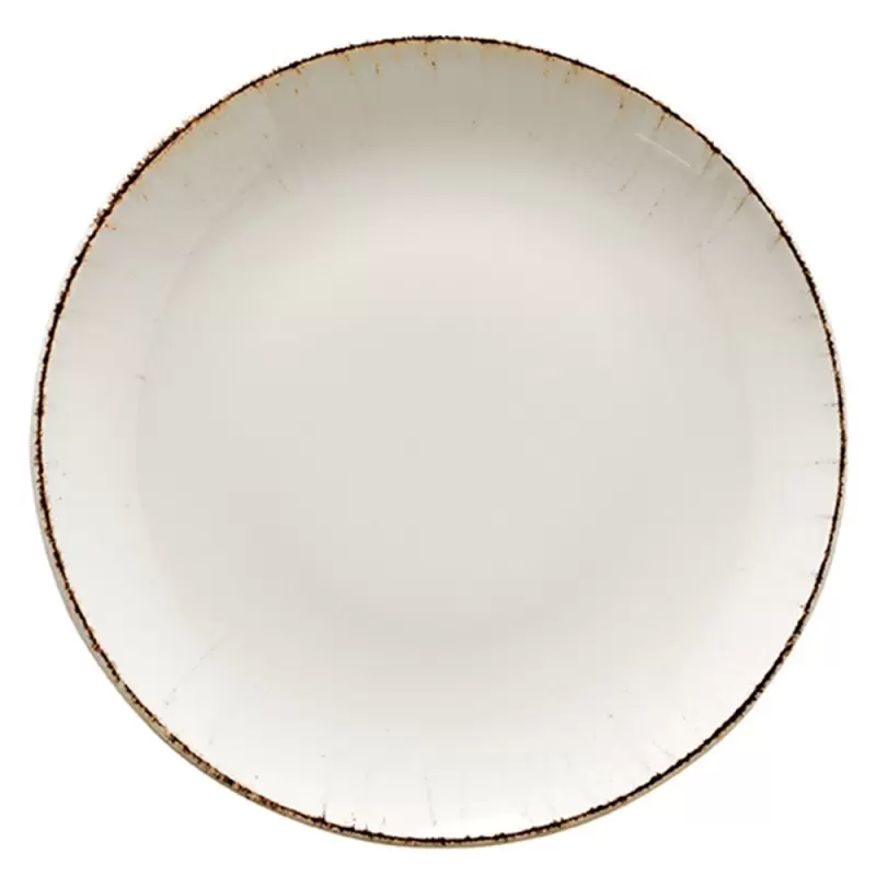 Turgla Bone China Retro dia.10.5" Round Decorated Porcelain Plate