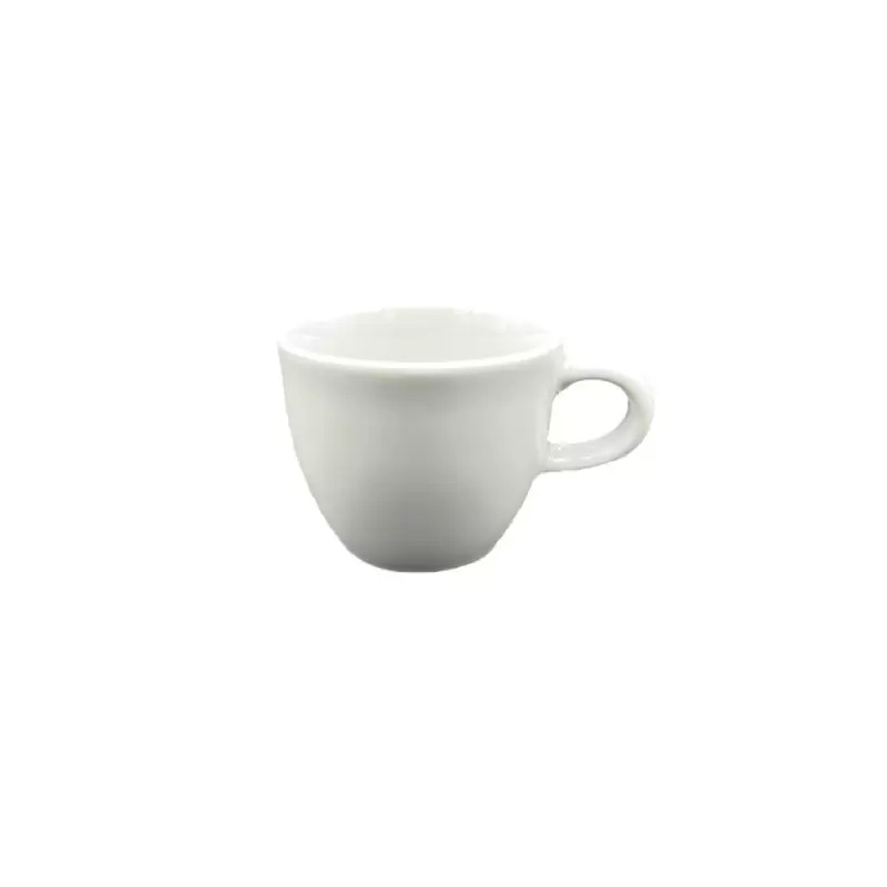 Turgla Porcelain Delta-Coupe dia.2.5" h:2" 3 oz. Round White Porcelain Cup