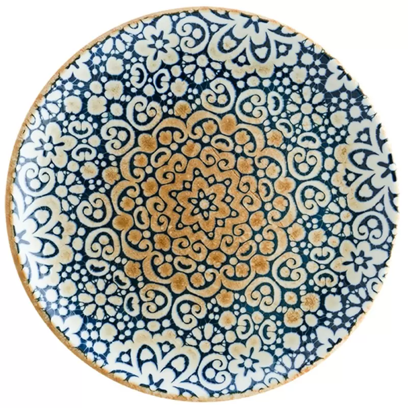 Turgla Bone China Alhambra dia.7.5" Round Decorated Porcelain Plate