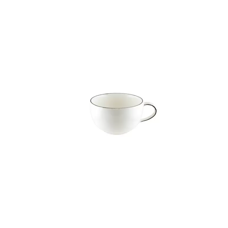 Turgla Bone China Madera dia.4.5" h:2.75" 12 oz. Round Decorated Porcelain Cup