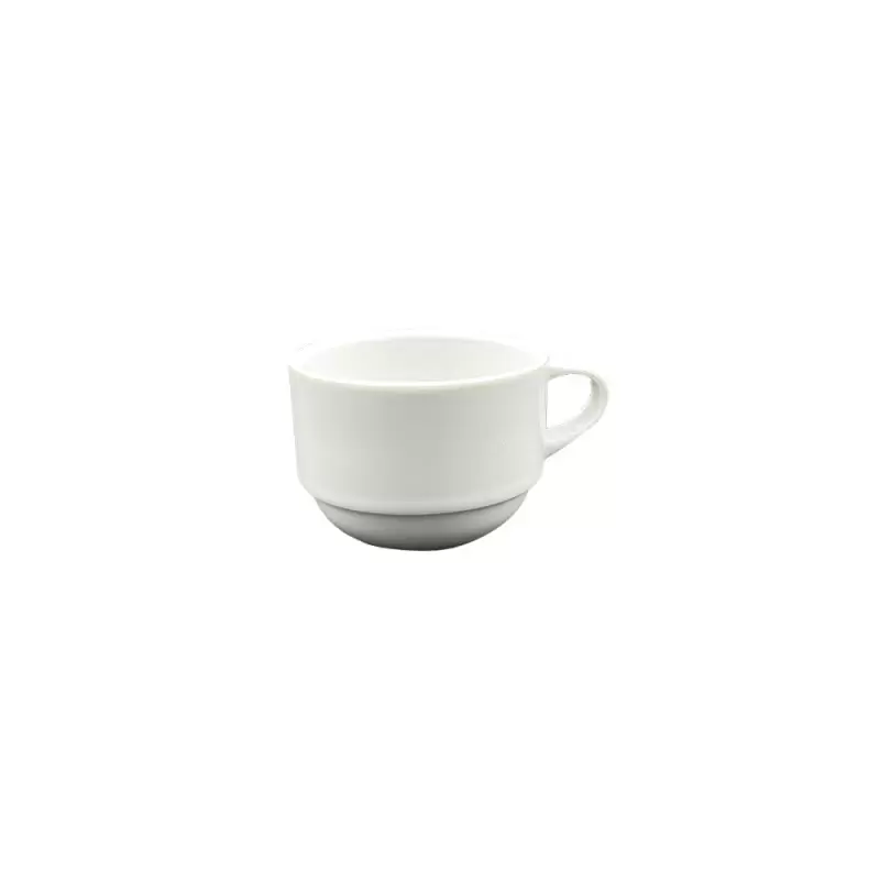 Turgla Porcelain Delta-Coupe dia.2.5" h:1.75" 3 oz. Round White Porcelain Cup