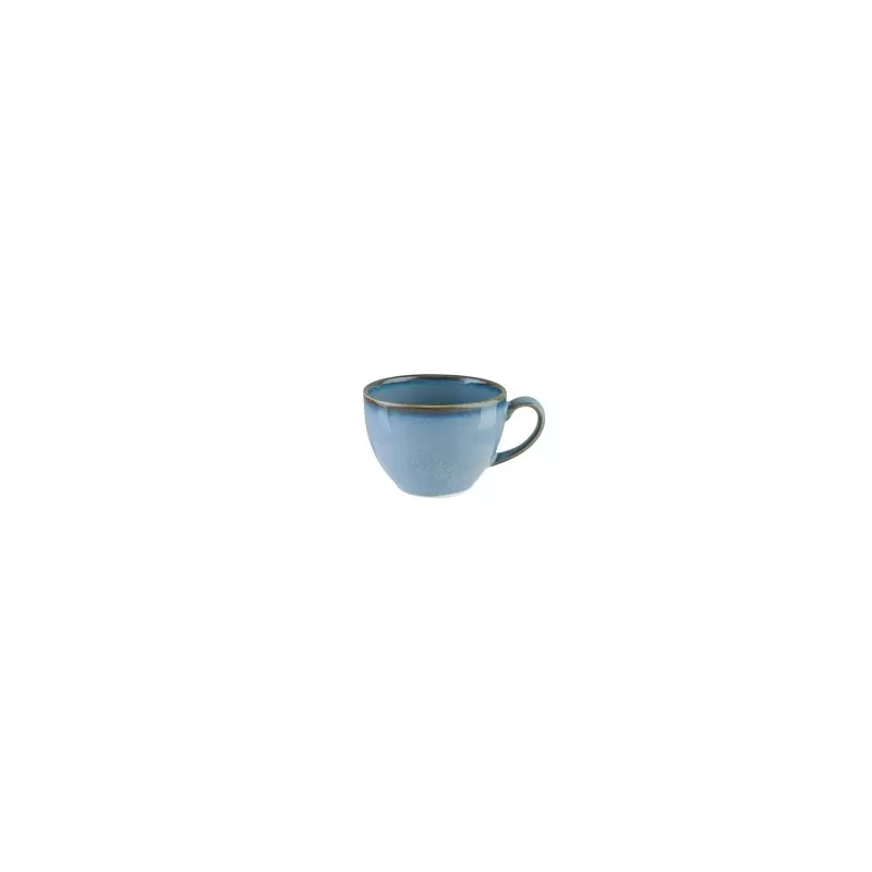 Turgla Bone China Sky dia.3.5" h:2.75" 7 oz. Round Blue Porcelain Cup