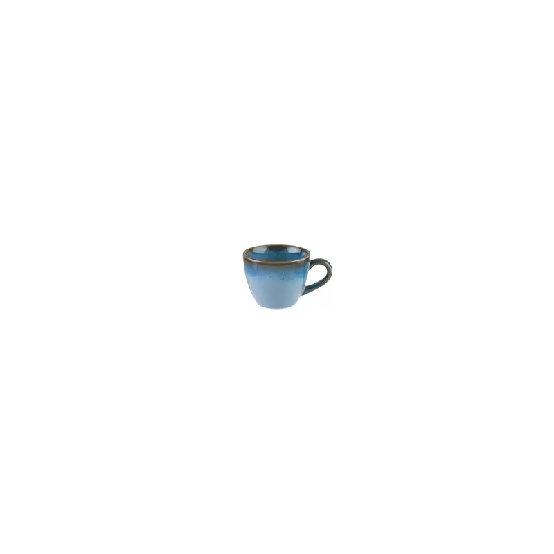 Turgla Bone China Sky dia.2.5" h:2" 3 oz. Round Blue Porcelain Espresso Cup