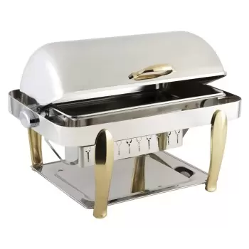 Bon Chef Manhattan Chafer Rectangular - 2 Gallon - 27-1/2" L X 18-3/4" W X 18-1/2" H