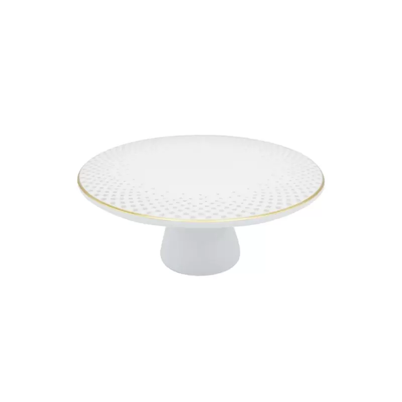 Jil Coquet Rosace - Gold Tray On Stand 20.5 cm