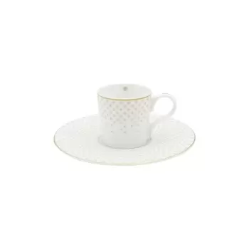 Jil Coquet Rosace - Gold Coffee Cup 8 cl