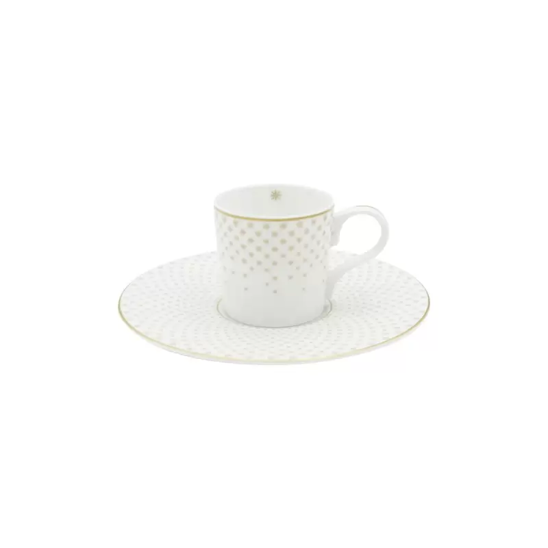 Jil Coquet Rosace - Gold Coffee Cup 8 cl