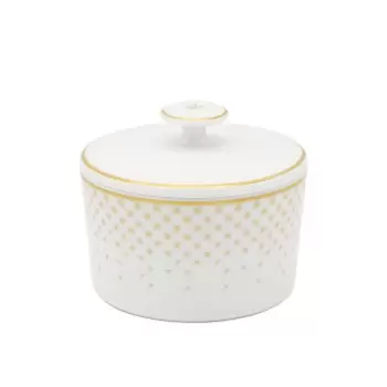 Jil Coquet Rosace - Gold Cov. Sugar Bowl - Medium 20 cl