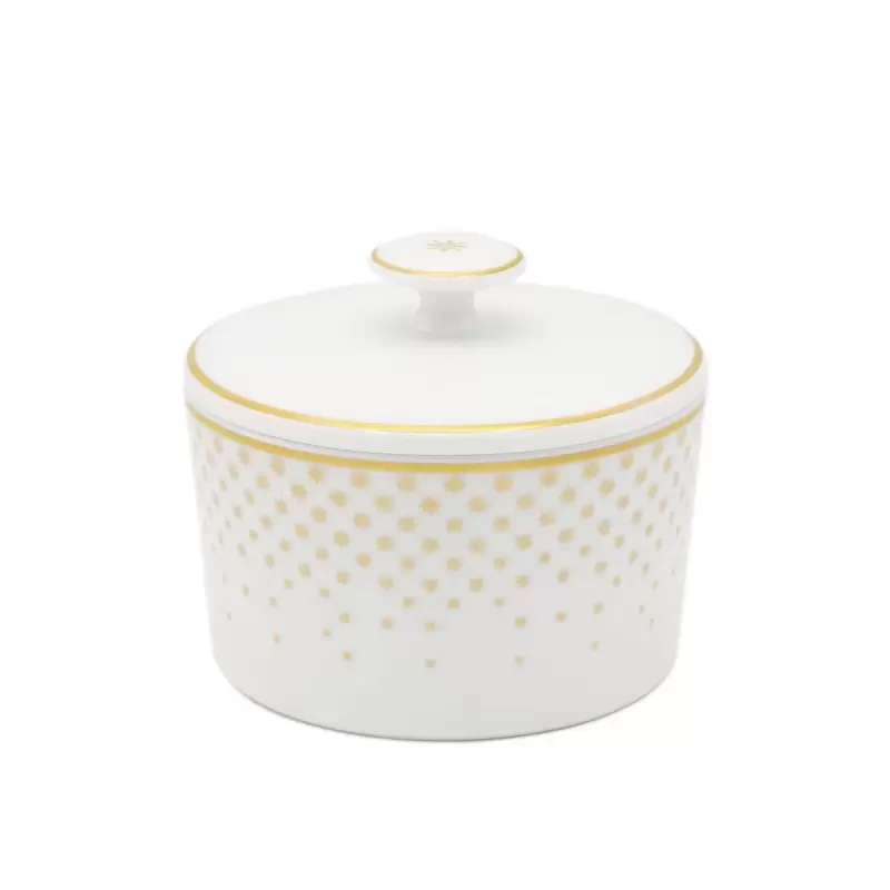 Jil Coquet Rosace - Gold Cov. Sugar Bowl - Medium 20 cl