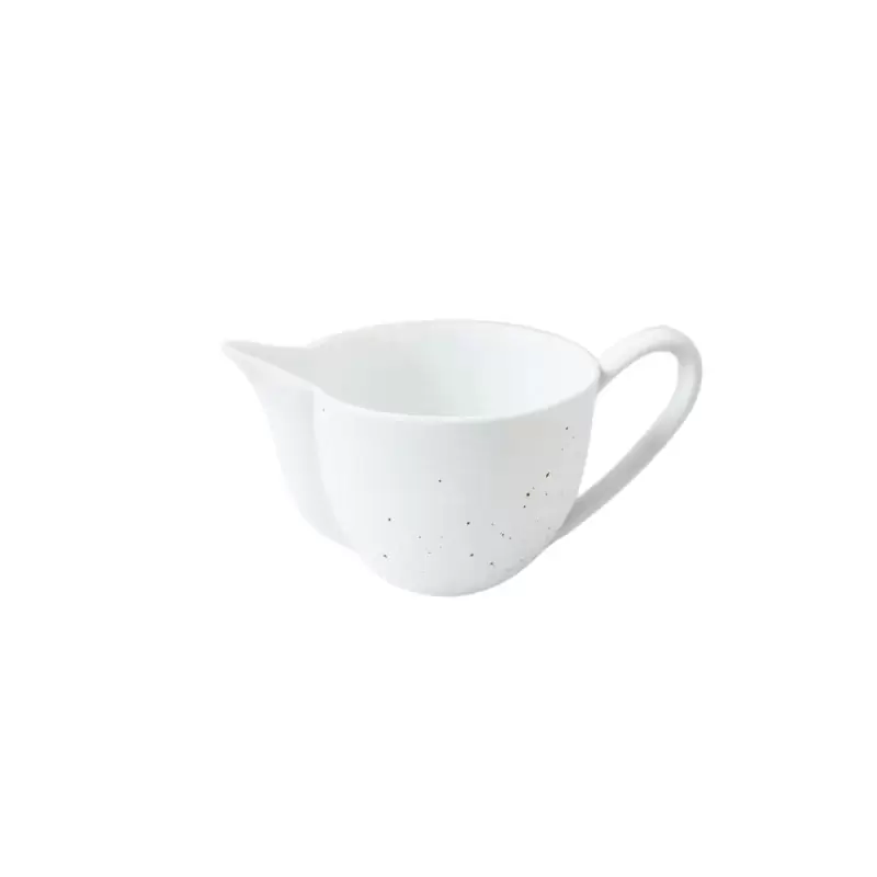 Jil Coquet Lutece Creamer - Large - With Handle (Satin White & Gold Powder) 25 cl